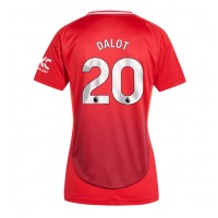 Maglie da calcio Manchester United Diogo Dalot #20 Prima Maglia Femminile 2024-25 Manica Corta